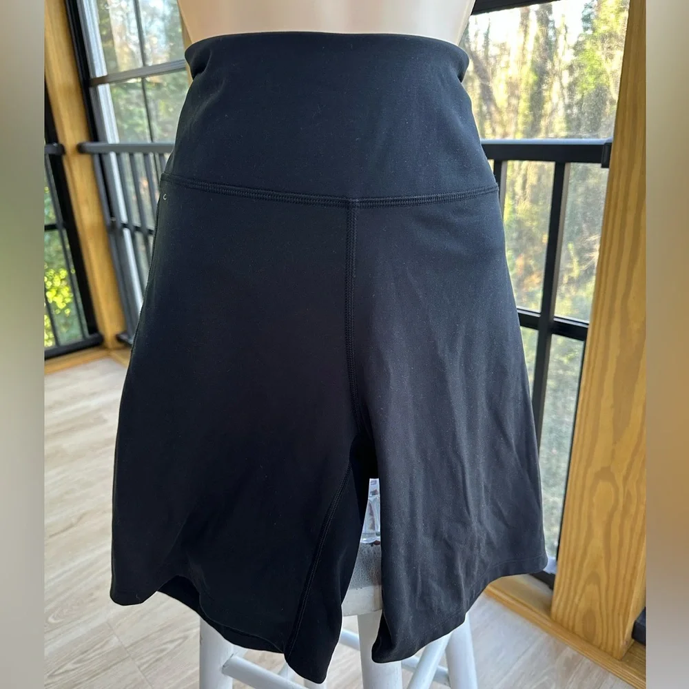 Athletic Gym Workout Yoga Cycling Under Armour Fitted Black Shorts w/Pocket ~ 2X